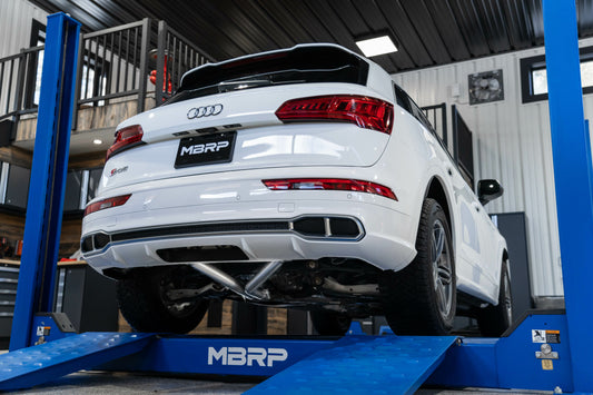 MBRP AUDI SQ5 3.0T 2018 2021 T304 STAINLESS STEEL, 2.5 AXLE-BACK, DUAL REAR EXI"