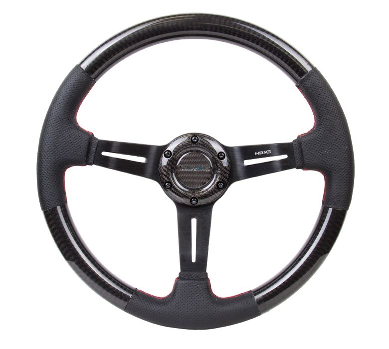 Carbon Fiber Steering Wheel 350mm 1.5"