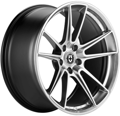 HRE Wheels FF04 5 x 120 CB 72.6 Liquid Metal/Tarmac