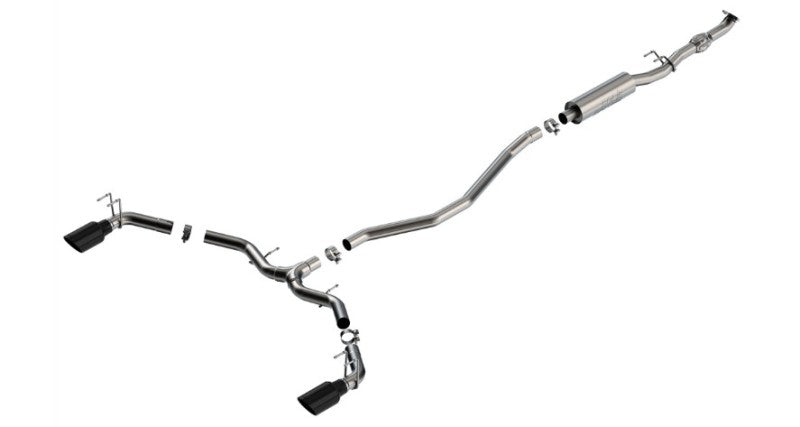 Borla 22-23 Civic Si Catback Exhaust Black Chrome