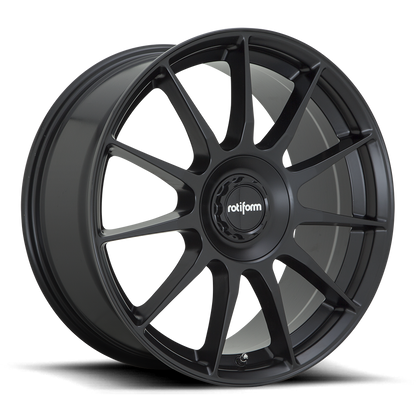 Rotiform R168 DTM Wheel 19x8.5 5x112/5x120 45 Offset - Satin Black