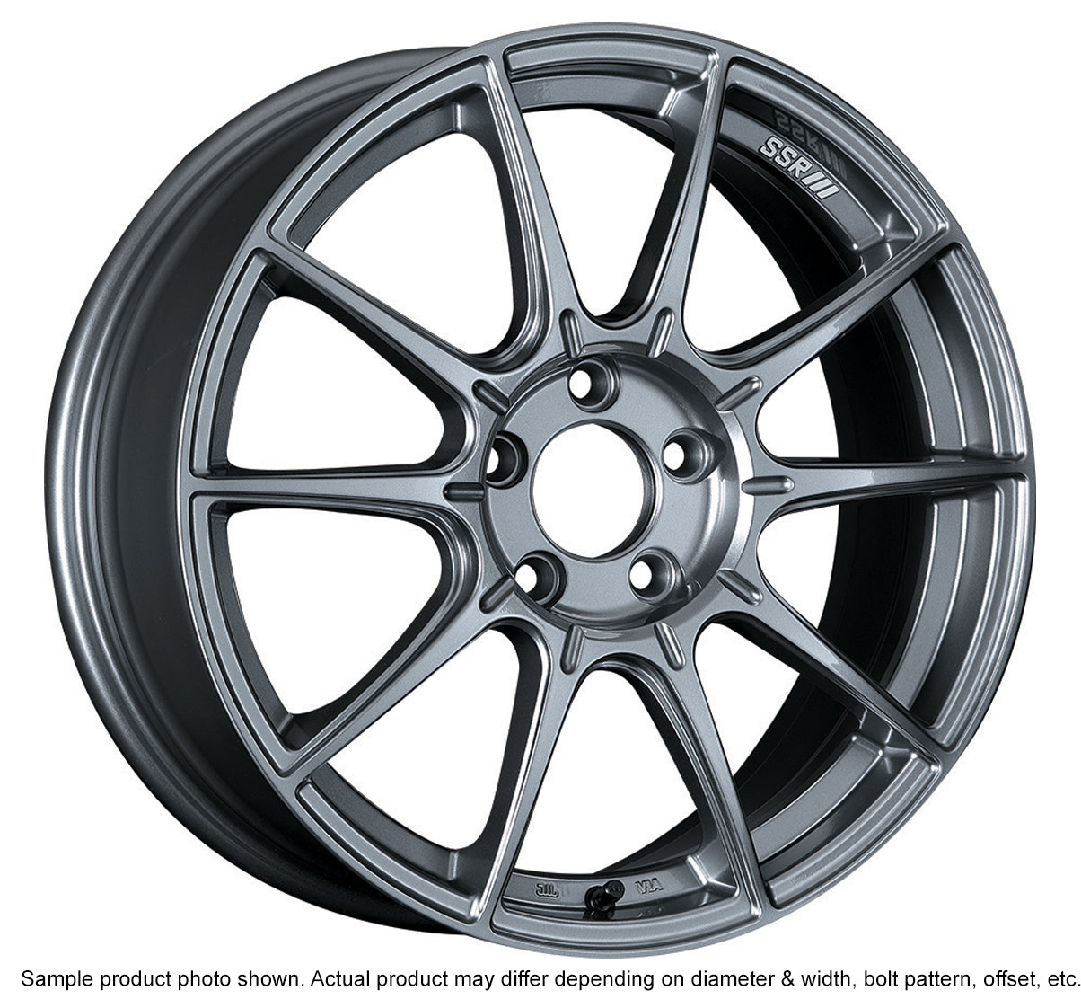 SSR GTX01 17x9 5x100 38mm Offset Silver/Black