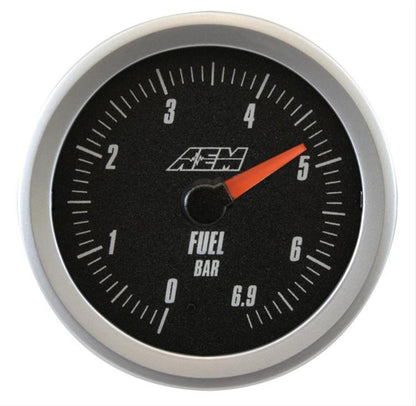 AEM Analog Oil/Fuel Metric Pressure Gauge - 06.9Bar