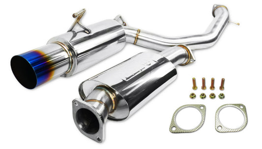 ISR Performance GT Single Exhaust With Burnt Tip - Nissan 370Z