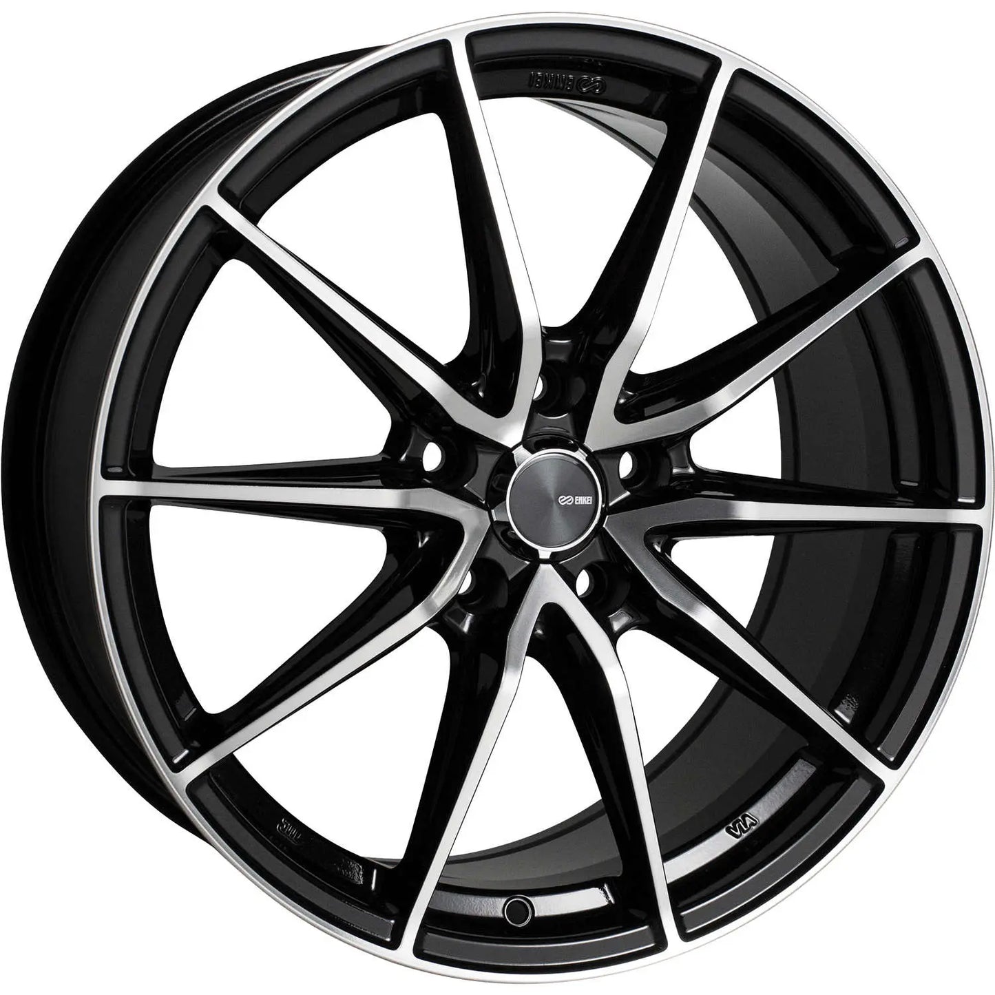 Enkei Draco Black Machined - 5 x 114.3 / 17 x 7.5 +45