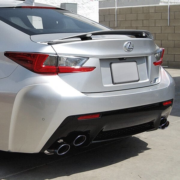 Invidia Rolled Titanium Burnt Quad Tip Cat-Back Exhaust - 2014-2019 Lexus RC-F Q300