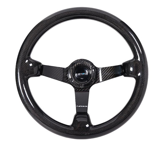 Full Carbon Fiber Steering Wheel 350mm Deep Dish