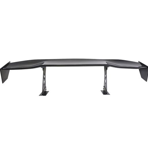 NRG Carbon Fiber Spoiler - Universal (69") w/NRG logo w/ Stand cut out / Large Side Plate